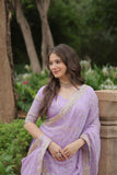 Beautiful Lavender pure viscose lehenga with sequin work