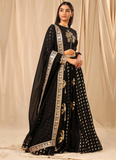 Black Party Wear Sequence Work Georgette Lehenga Choli