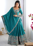 Alluring Crepe silk Festive and Party wear lehenga choli with sequin and coding dori work