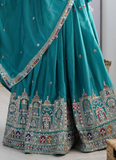 Alluring Crepe silk Festive and Party wear lehenga choli with sequin and coding dori work