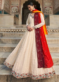 Sequence Embroidered Beige Georgette Perfect Gown
