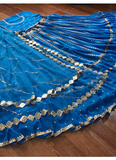 Upcoming Season Blue Color Faux Georgette Latest Lehenga Design