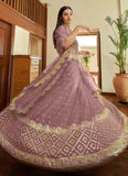 Party Wear Faux Georgette Onion Designer Lehenga Choli
