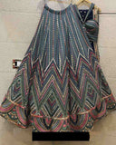 Gray Multi Color Embroidery Lehenga Choli