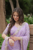 Beautiful Lavender pure viscose lehenga with sequin work