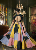 Beautiful Cotton Mirror Work Multi Color Traditional Lehenga Choli