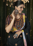 Beautiful Cotton Mirror Work Multi Color Traditional Lehenga Choli