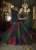 Amazing Printed Multi Color Cotton Chaniya Choli For Navratri Festival