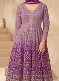 Amazing Purple Shaded sequin work party wear lehenga kurta set