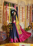 Silk Thread Embroidery Work Black Chaniya Choli for Navratri