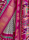 Ceremonial Thread Weaving Patola Silk Saree for Wedding